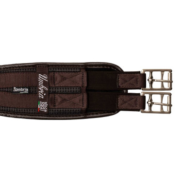 Neopreen Engelse Singel met Elastieken Umbria Equitazione Bruin Neopreen Engelse Singel met Elastieken Umbria Equitazione Bruin