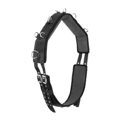 Trainingssingel Gemiddeld van Nylon en Neopreen Cob Umbria Equitazione Zwart