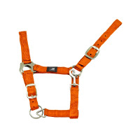 Nylon Halster Dubbel Laags met Dubbele Verstelling Supreme Oranje