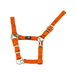 Nylon Halster Dubbel Laags met Dubbele Verstelling Supreme Oranje