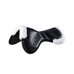 Amortisseur MF-S JCCS-S CW-CS Suède et Peau de Mouton Écologique Acavallo Noir / blanc Amortisseur MF-S JCCS-S CW-CS Suède et Peau de Mouton Écologique Acavallo Noir / blanc