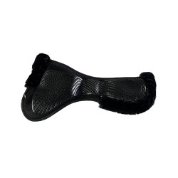 Amortisseur MF-S JCCS-S CW-CS Suède et Peau de Mouton Écologique Acavallo Noir / noir