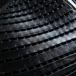 Amortisseur MF-S JCCS-S CW-CS Suède et Peau de Mouton Écologique Acavallo Noir / noir