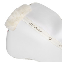 Amortisseur MF-S JCCS-S CW-CS Suède avec Peau de Mouton Intégrale Acavallo Blanc / blanc Amortisseur MF-S JCCS-S CW-CS Suède avec Peau de Mouton Intégrale Acavallo Blanc / blanc
