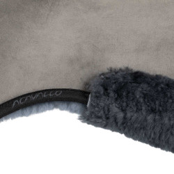 Amortisseur MF-S JCCS-S CW-CS Suède avec Peau de Mouton Intégrale Acavallo Gris / gris