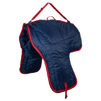 Sac de Transport Rembourré pour Selle Western Pool's Marine / rouge Bleu Sac de Transport Rembourré pour Selle Western Pool's Marine / rouge Bleu