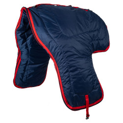 Sac de Transport Rembourré pour Selle Western Pool's Marine / rouge Bleu