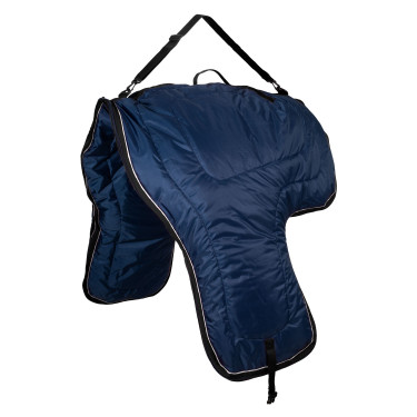 Gewatteerde Draagtas voor Western Zadel Pool's Marine / zilver Blauw