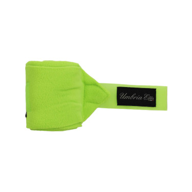 Bandes de Repos en Polaire par 4 Umbria Equitazione Citron Jaune