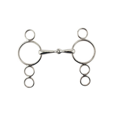 Mors Pessoa Pony 4 Ringen Roestvrij Staal Umbria Paardensport