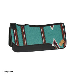 Tapis de Selle Navajo avec Fond en Feutre Pool's Turquoise
