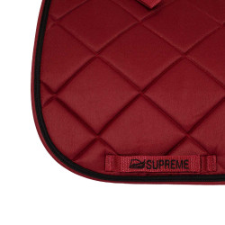 Tapis de Selle Dressage Matelassé Supreme Bordeaux / noir Tapis de Selle Dressage Matelassé Supreme Bordeaux / noir
