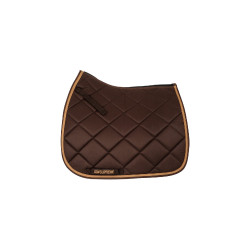 Tapis de Selle Dressage Poney Matelassé Supreme Marron / beige Tapis de Selle Dressage Poney Matelassé Supreme Marron / beige