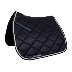 Dressuur Zadeldek Gewatteerd Supreme Marine / lichtgrijs Blauw