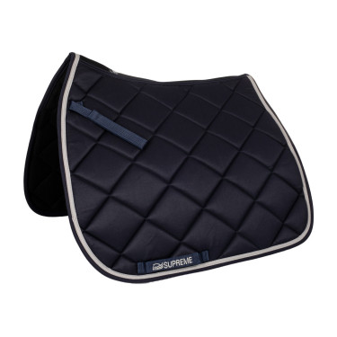 Dressuur Zadeldek Gewatteerd Supreme Marine / lichtgrijs Blauw
