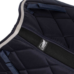 Dressuur Zadeldek Gewatteerd Supreme Marine / lichtgrijs Blauw