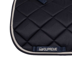 Tapis de Selle Dressage Matelassé Supreme Marine / gris clair Bleu