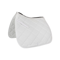 Tapis de Selle Dressage Matelassé Supreme Blanc / blanc