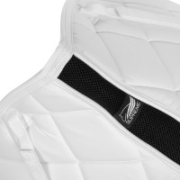 Tapis de Selle Dressage Matelassé Supreme Blanc / blanc