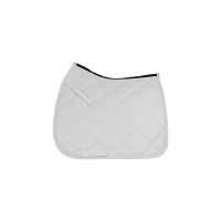Tapis de Selle Dressage Poney Matelassé Supreme Blanc / blanc