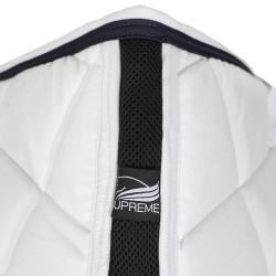Tapis de Selle Jumping Poney Matelassé Supreme Blanc / marine Tapis de Selle Jumping Poney Matelassé Supreme Blanc / marine