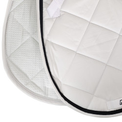 Tapis de Selle Jumping Poney Matelassé Supreme Blanc / marine Tapis de Selle Jumping Poney Matelassé Supreme Blanc / marine