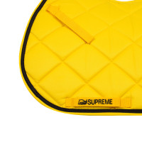 Tapis de Selle Jumping Poney Matelassé Supreme Jaune / noir
