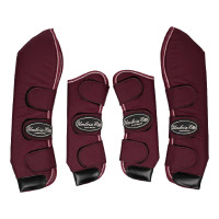 Guêtres de Transport Rip-Stop avec Renforts en Cuir Umbria Equitazione Bordeaux Guêtres de Transport Rip-Stop avec Renforts en Cuir Umbria Equitazione Bordeaux
