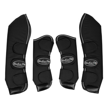 Guêtres de Transport Rip-Stop avec Renforts en Cuir Umbria Equitazione Guêtres de Transport Rip-Stop avec Renforts en Cuir Umbria Equitazione