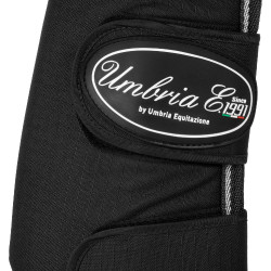 Guêtres de Transport Rip-Stop avec Renforts en Cuir Umbria Equitazione Noir Guêtres de Transport Rip-Stop avec Renforts en Cuir Umbria Equitazione Noir