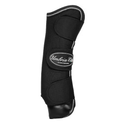 Guêtres de Transport Rip-Stop avec Renforts en Cuir Umbria Equitazione Noir Guêtres de Transport Rip-Stop avec Renforts en Cuir Umbria Equitazione Noir