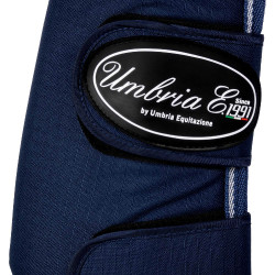 Transportbeschermers Rip-Stop met Leren Verstevigingen Umbria Equitazione Marine Marineblauw Transportbeschermers Rip-Stop met Leren Verstevigingen Umbria Equitazione Marine Marineblauw