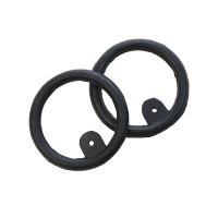 Anneaux Élastiques pour Étriers de Sécurité Umbria Equitazione Noir Anneaux Élastiques pour Étriers de Sécurité Umbria Equitazione Noir