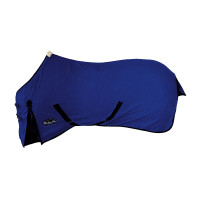 Couverture de Printemps avec Protection de Queue et Sangles Croisées Malaga Plus Umbria Equitazione Bleu royal