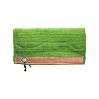Tapis de Selle Western Show Alpaca avec Gravure Panier Pool's Citron