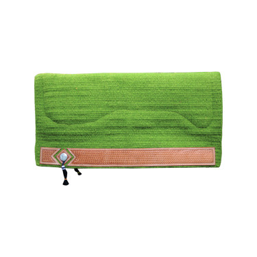 Tapis de Selle Western Show Alpaca avec Gravure Panier Pool's