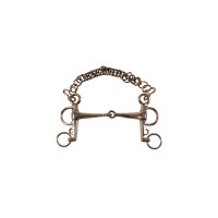 Mors Pelham Plein en Inox avec Branches Courtes Umbria Equitazione Mors Pelham Plein en Inox avec Branches Courtes Umbria Equitazione