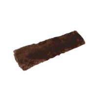 Neusriem in Synthetische Schapenvacht Umbria Equitazione Bruin