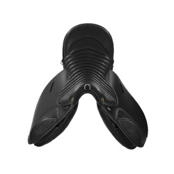 Trektochtzadel Chetak van Supreme Leer Zwart