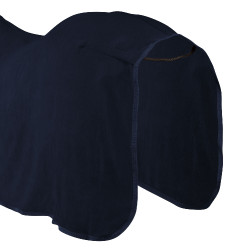 Antipilling Fleece Deken met Kraag Yukon+ Umbria Equitazione Marine Marineblauw