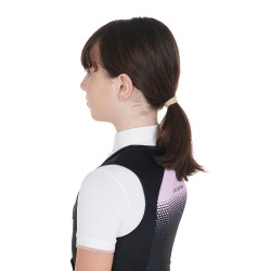 Gilet de Protection Niveau 2 pour Enfants Equestro Lilas Bleu