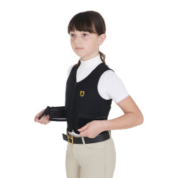 Gilet de Protection Niveau 2 pour Enfants Equestro Lilas Bleu