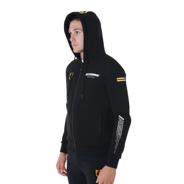 Herenhoodie Scuderia Equestro Equestro Zwart
