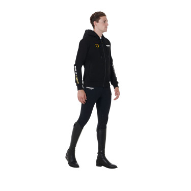 Herenhoodie Scuderia Equestro Equestro Zwart