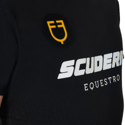 T-shirt en Coton Homme Scuderia Equestro Equestro Noir T-shirt en Coton Homme Scuderia Equestro Equestro Noir