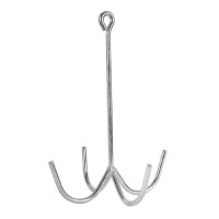 Anker voor hoofdstel Zwart Umbria Equitazione Zilver Anker voor hoofdstel Zwart Umbria Equitazione Zilver