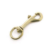 Musketonhaak Rond 1/2" Umbria Equitazione Goud