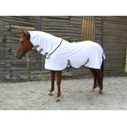 Couverture anti-mouche RugBe SuperFly blanche Covalliero Blanc Couverture anti-mouche RugBe SuperFly blanche Covalliero Blanc