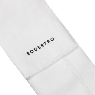 Cravate de dressage avec Logo Strass Equestro Blanc / blanc Cravate de dressage avec Logo Strass Equestro Blanc / blanc
