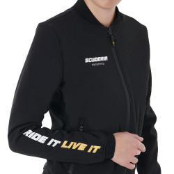 Blouson Technique Femme Scuderia Equestro Noir Blouson Technique Femme Scuderia Equestro Noir